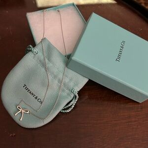Tiffany & Co. Silver Ribbon Necklace